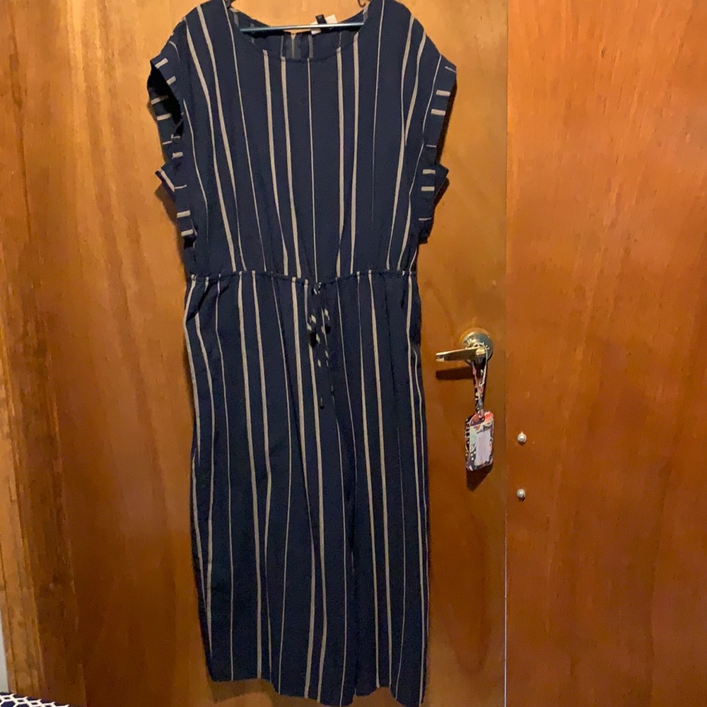 Navy blue jumpsuit
